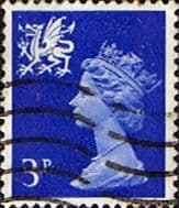 Wales 1971 Queen Elizabeth II Machin SG W 14 Fine Used