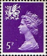 Wales 1971 Queen Elizabeth II Machin SG W 19 Fine Mint
