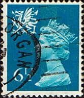 Wales 1971 Queen Elizabeth II Machin SG W 22 Fine Used
