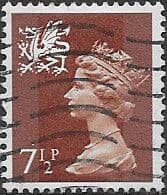 Wales 1971 Queen Elizabeth II Machin SG W 24 Fine Used