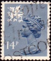 Wales 1971 Queen Elizabeth II Machin SG W 39 Fine Used