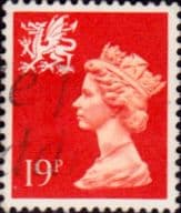 Wales 1971 Queen Elizabeth II Machin SG W 50 Fine Used