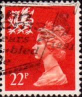 Wales 1971 Queen Elizabeth II Machin SG W 56 Fine Used