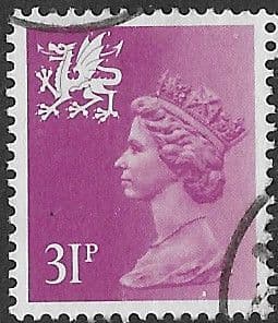Wales 1971 Queen Elizabeth II Machin SG W 65 Fine Used