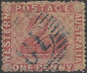 Western Australia 1861 Swan SG 33 Good Used