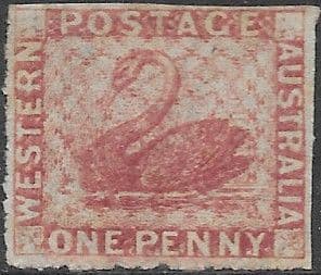 Western Australia 1861 Swan SG 44 Good Mint