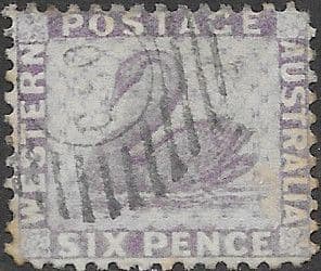 Western Australia 1882 Swan SG 85 Good Used