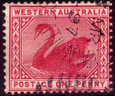 Western Australia 1885 Swan SG 95 Fine Used