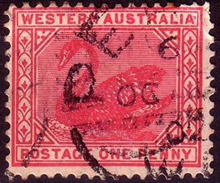 Western Australia 1902 Swan SG 117a Fine Used