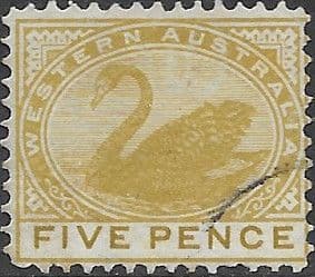 Western Australia 1902 Swan SG 120 Fine Used