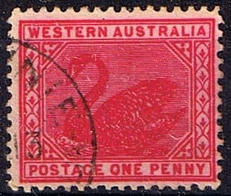Western Australia 1905 Swan SG 139a Fine Used