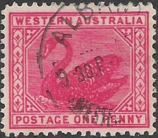 Western Australia 1905 Swan SG 139b Fine Used