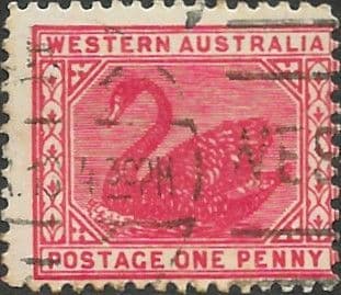 Western Australia 1905 Swan SG 139c Fine Used