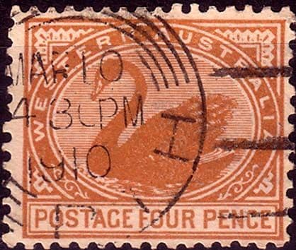 Western Australia 1905 Swan SG 142a Fine Used
