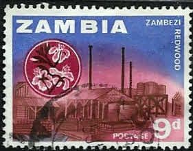 Zambia 1964 Industries SG 100 Fine Used