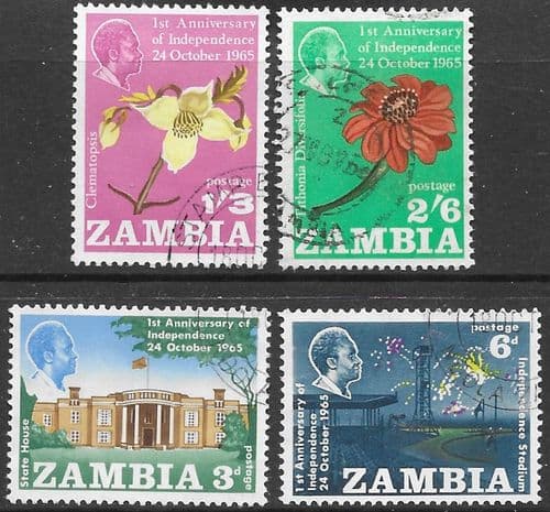 Zambia 1965 Independence Set Fine Used