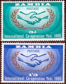 Zambia 1965 International Co-operation Year Set Fine Mint
