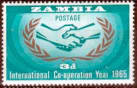 Zambia 1965 International Co-operation Year Sg 110 Fine Mint