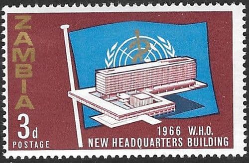 Zambia 1966 World Health Organisation SG 117 Fine Mint