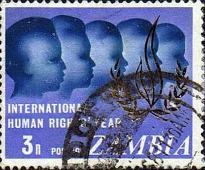 Zambia 1968 Human Rights SG 142 Fine Used