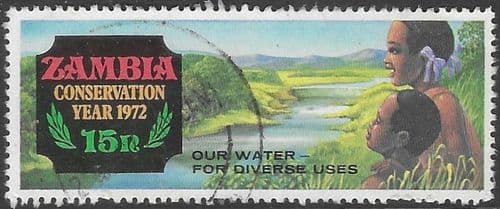 Zambia 1972 Conservation Year (2nd issue) SG 174 Fine Used
