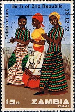 Zambia 1973 Anniversary Second Republic SG 206 Fine Used