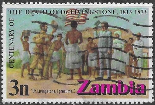 Zambia 1973 Death Centenary of Dr Livingstone SG 190 Fine Used