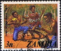 Zambia 1975 SG 228 National Dancing Troupe Fine Used