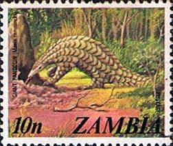 Zambia 1975 SG 233 Temminck's Ground Pangolin Fine Used