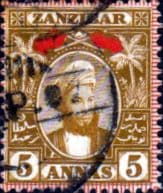 Zanzibar 1896 Sultan Seyyid Hamed Bin Thwain SG 166 Fine Used