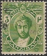 Zanzibar 1913 Sultan Kalif bin Harub SG 247 Fine Used