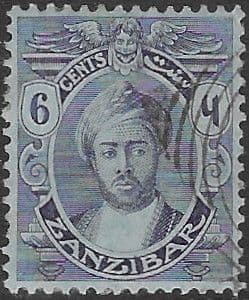 Zanzibar 1921 Sultan Kalif bin Harub SG 281 Fine Used