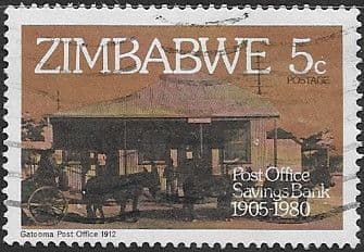 Zimbabwe 1980 Post Office Savings Bank SG 597 Fine Used