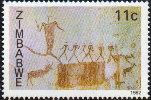 Zimbabwe 1982 Rock Paintings SG 611 Fine Mint