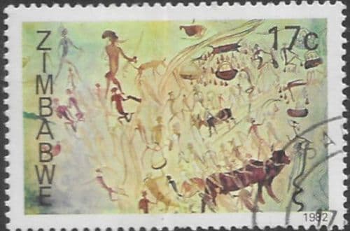 Zimbabwe 1982 Rock Paintings SG 612 Fine Used