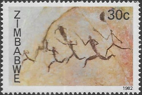Zimbabwe 1982 Rock Paintings SG 615 Fine Mint