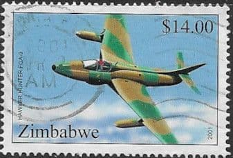 Zimbabwe 2001 Aircraft SG 1046 Fine Used