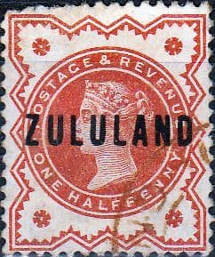 Zululand 1888 Queen Victoria Overprint SG 1 Used