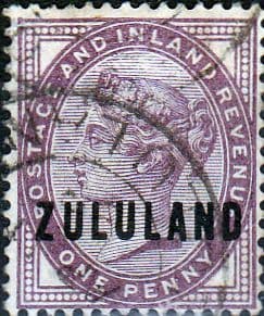 Zululand 1888 Queen Victoria Overprint SG 2 Fine Used