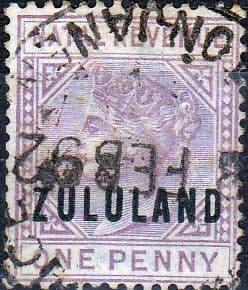 Zululand 1891 Natal Overprint SG F1 Fine Used