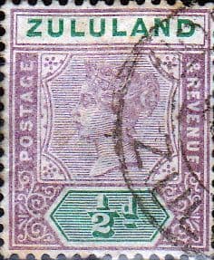 Zululand 1894 Queen Victoria SG 20 Fine Used
