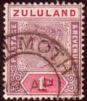 Zululand 1894 Queen Victoria SG 21 Fine Used