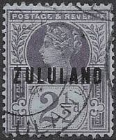 Zululand 1894 Queen Victoria SG 22 Fine Used