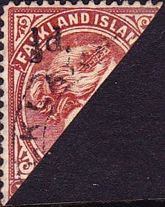 Bisected Stamp