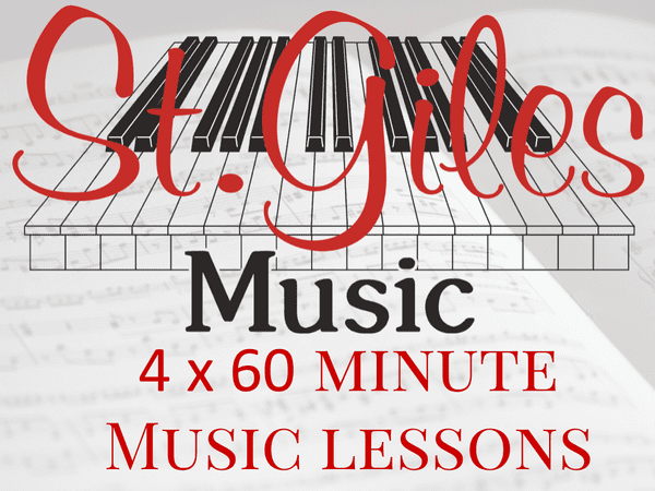 4 x 60 minute music lessons