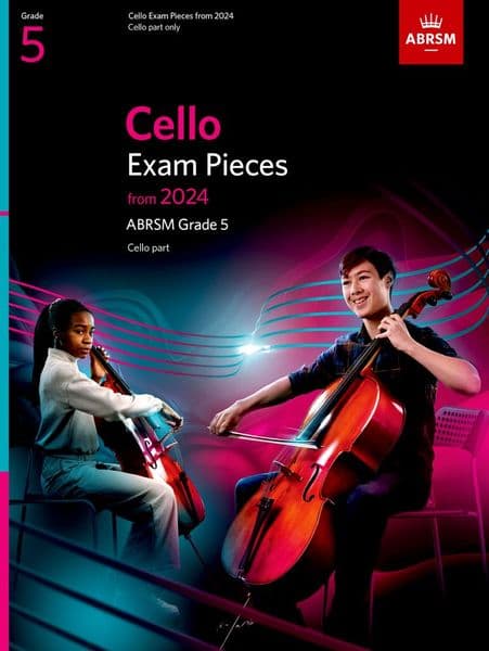 ABRSM Cello Exam Pieces Part Only from 2024 Grade 5