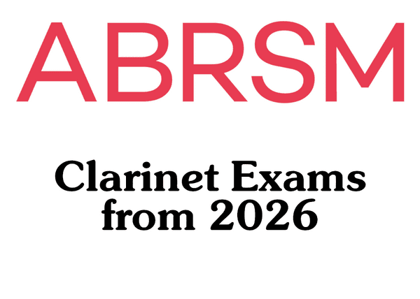 ABRSM Clarinet Exams <br>from 2026