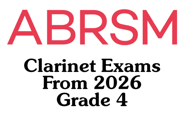 ABRSM Clarinet from 2026 Grade 4
