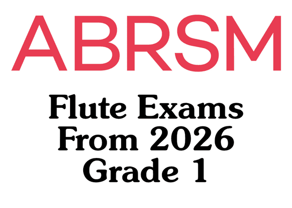 ABRSM Flute from 2026 Grade 1