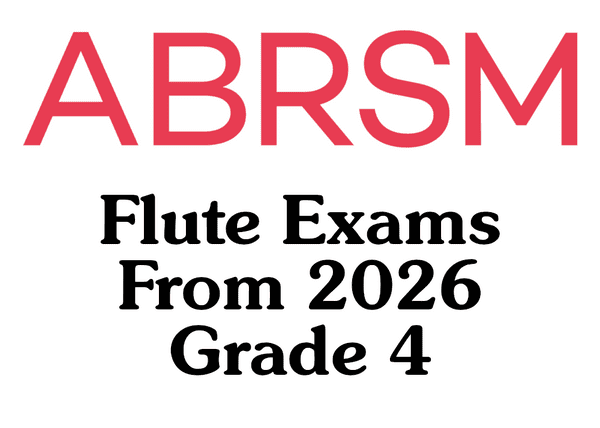 ABRSM Flute from 2026 Grade 4